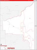 Southeast Fairbanks Borough (), Ak Carrier Route Wall Map